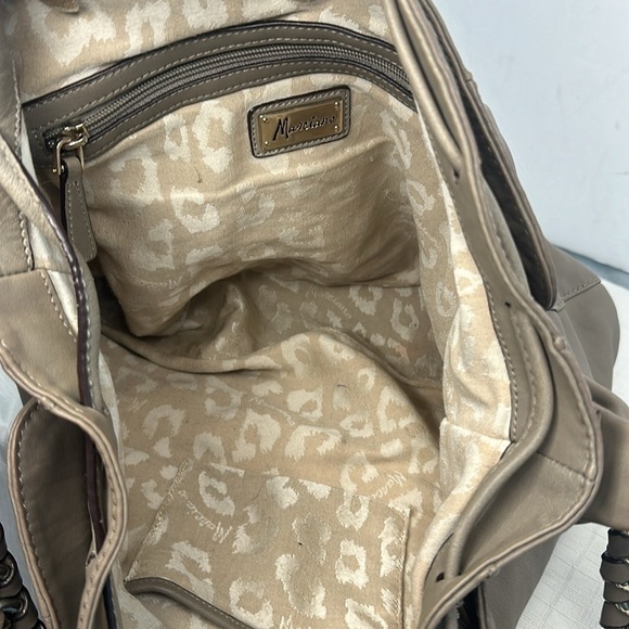 MARCIANO Bag in tan leather with light gold hardware - Picture 9 of 11